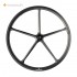 700C/29er Gravel XC Ruota in carbonio con 5 raggi e larghezza di 28mm per freno a disco stradale